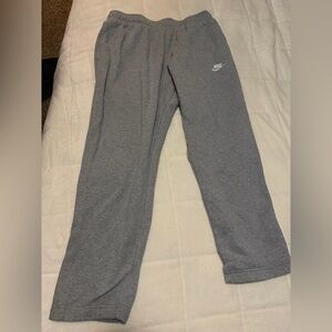 Nike Sweatpants XL Gray Fleece Joggers Swoosh Athletic
